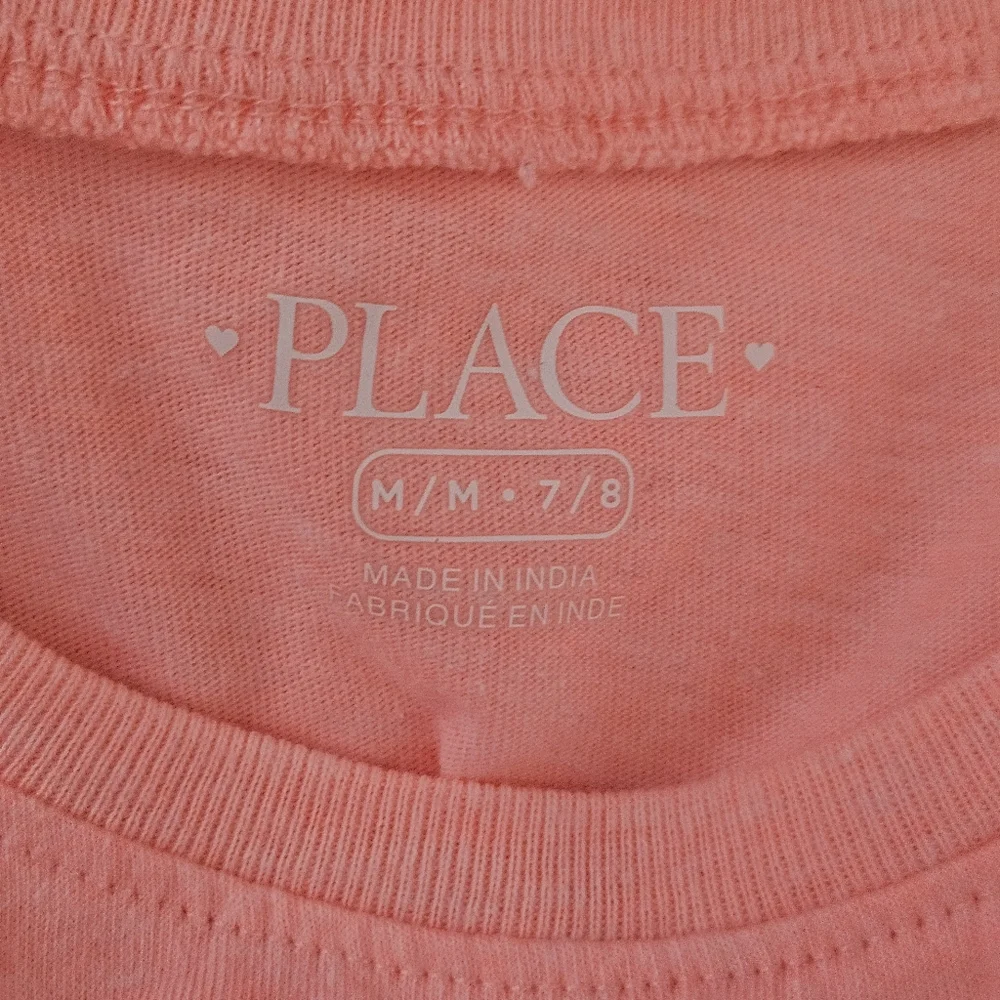 The Children's Place Pink Short Sleeve Tee with Geometric Pattern‎